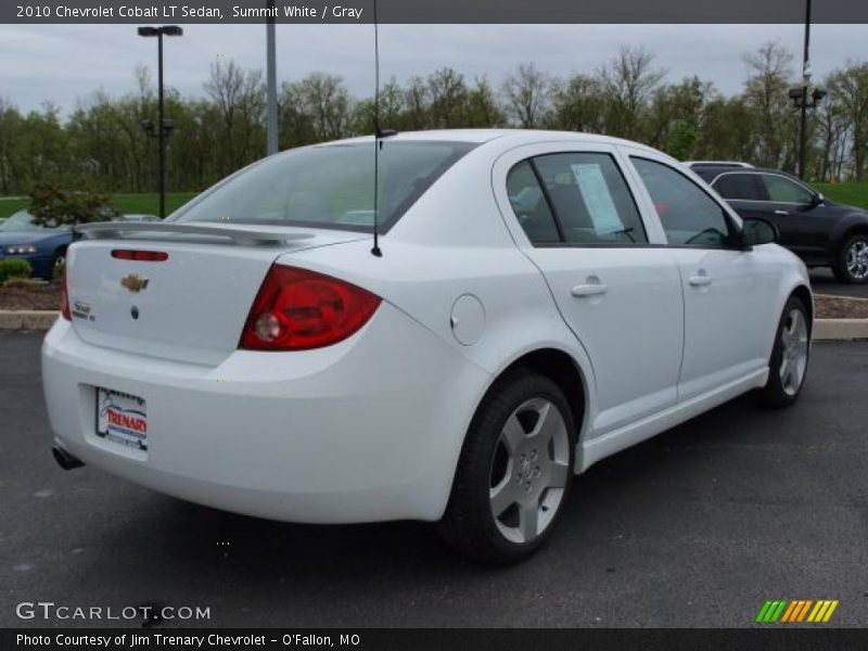 Summit White / Gray 2010 Chevrolet Cobalt LT Sedan