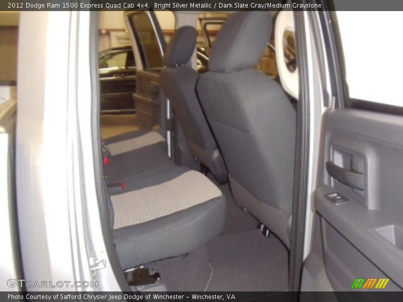 Bright Silver Metallic / Dark Slate Gray/Medium Graystone 2012 Dodge Ram 1500 Express Quad Cab 4x4