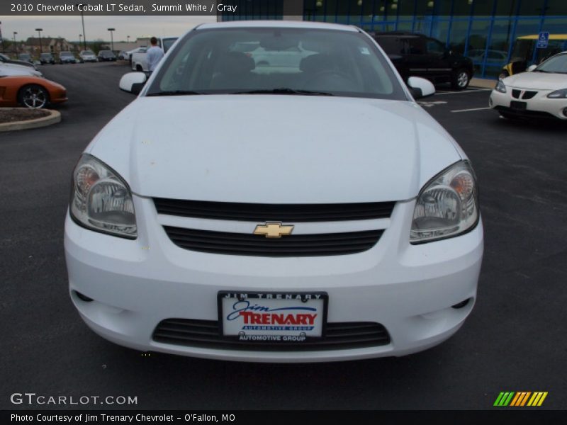 Summit White / Gray 2010 Chevrolet Cobalt LT Sedan