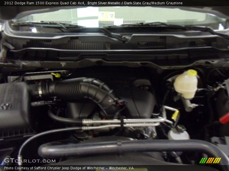 Bright Silver Metallic / Dark Slate Gray/Medium Graystone 2012 Dodge Ram 1500 Express Quad Cab 4x4