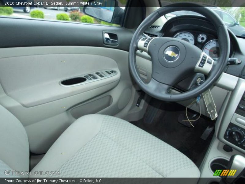 Summit White / Gray 2010 Chevrolet Cobalt LT Sedan