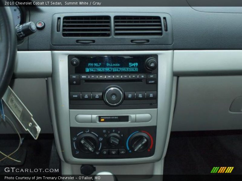 Summit White / Gray 2010 Chevrolet Cobalt LT Sedan