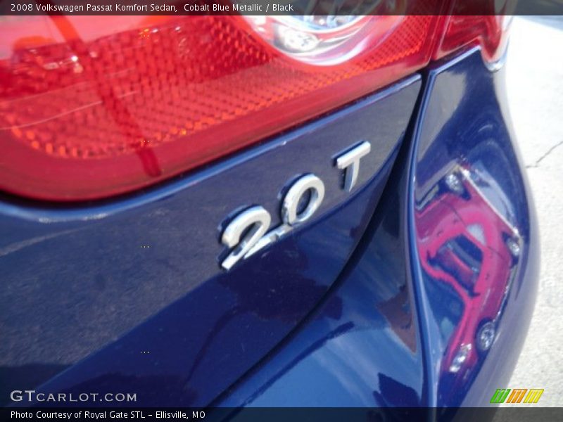 Cobalt Blue Metallic / Black 2008 Volkswagen Passat Komfort Sedan