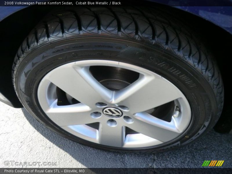Cobalt Blue Metallic / Black 2008 Volkswagen Passat Komfort Sedan