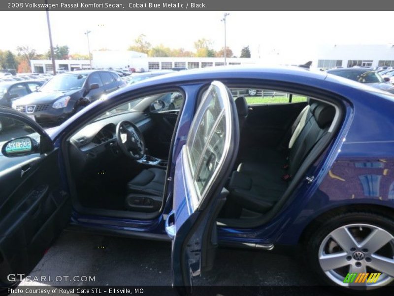 Cobalt Blue Metallic / Black 2008 Volkswagen Passat Komfort Sedan