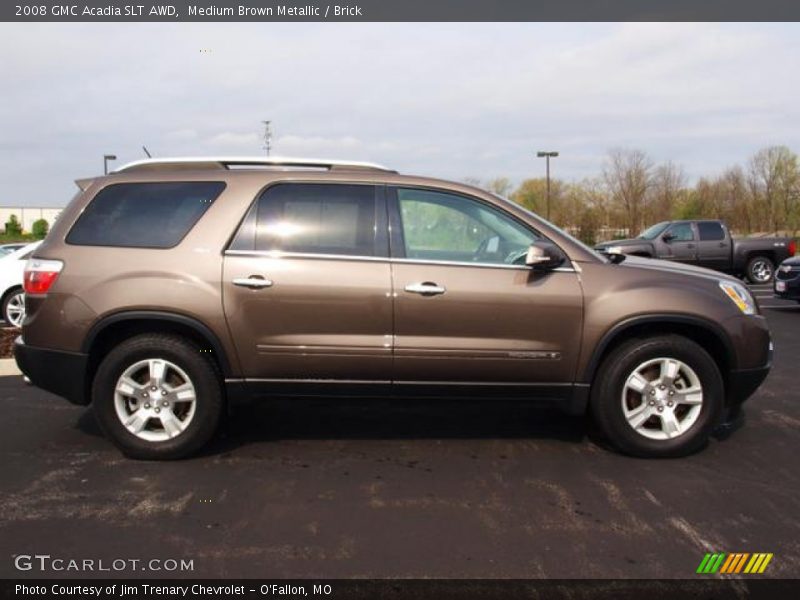 Medium Brown Metallic / Brick 2008 GMC Acadia SLT AWD