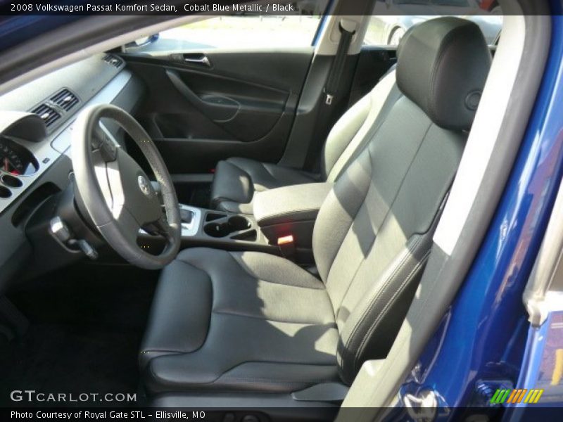 Cobalt Blue Metallic / Black 2008 Volkswagen Passat Komfort Sedan