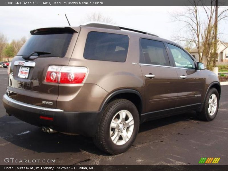 Medium Brown Metallic / Brick 2008 GMC Acadia SLT AWD