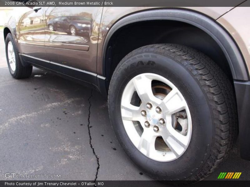 Medium Brown Metallic / Brick 2008 GMC Acadia SLT AWD