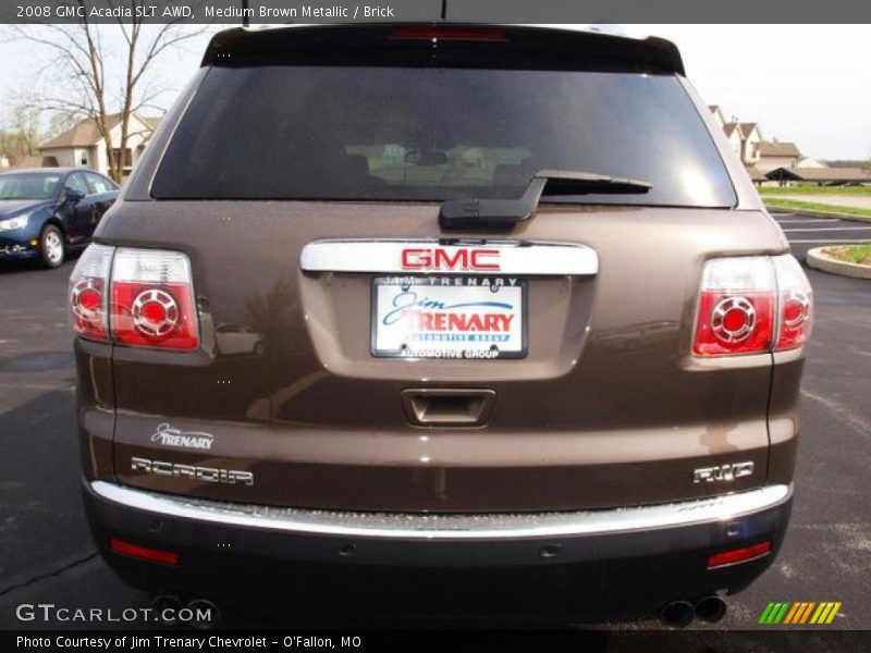 Medium Brown Metallic / Brick 2008 GMC Acadia SLT AWD
