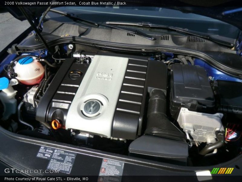 Cobalt Blue Metallic / Black 2008 Volkswagen Passat Komfort Sedan