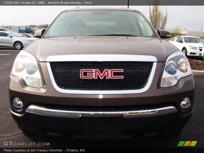 Medium Brown Metallic / Brick 2008 GMC Acadia SLT AWD