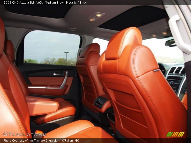  2008 Acadia SLT AWD Brick Interior