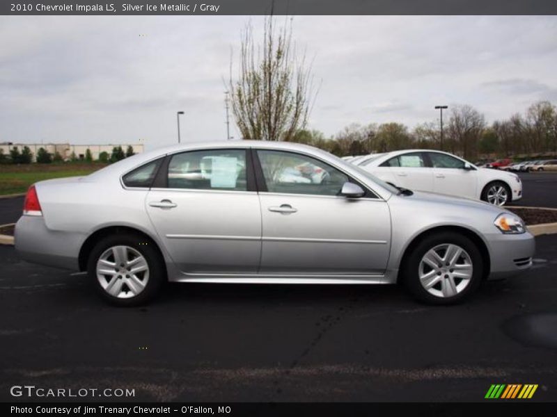 Silver Ice Metallic / Gray 2010 Chevrolet Impala LS