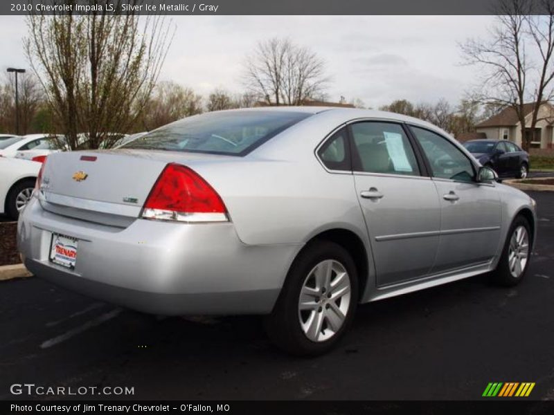 Silver Ice Metallic / Gray 2010 Chevrolet Impala LS