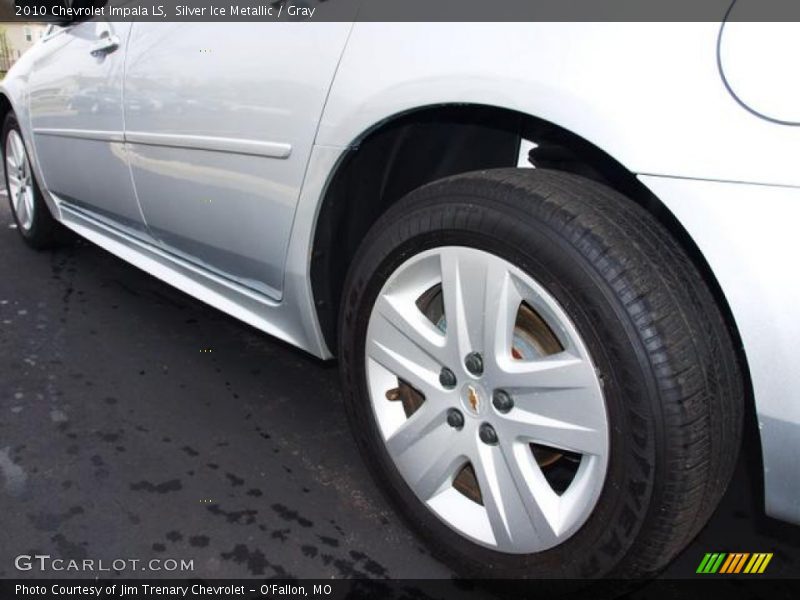 Silver Ice Metallic / Gray 2010 Chevrolet Impala LS