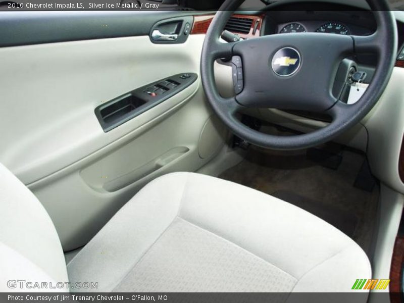 Silver Ice Metallic / Gray 2010 Chevrolet Impala LS
