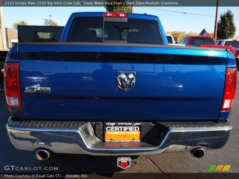Deep Water Blue Pearl / Dark Slate/Medium Graystone 2010 Dodge Ram 1500 Big Horn Crew Cab