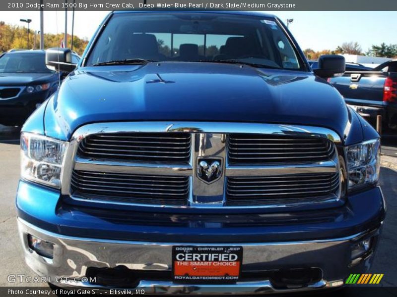 Deep Water Blue Pearl / Dark Slate/Medium Graystone 2010 Dodge Ram 1500 Big Horn Crew Cab