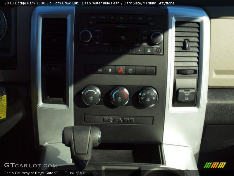 Deep Water Blue Pearl / Dark Slate/Medium Graystone 2010 Dodge Ram 1500 Big Horn Crew Cab