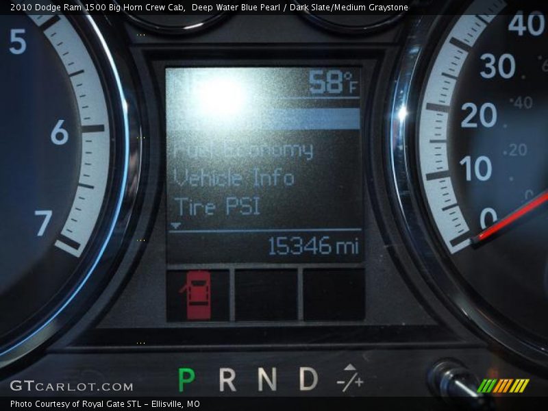 Deep Water Blue Pearl / Dark Slate/Medium Graystone 2010 Dodge Ram 1500 Big Horn Crew Cab