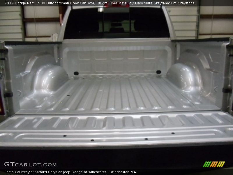 Bright Silver Metallic / Dark Slate Gray/Medium Graystone 2012 Dodge Ram 1500 Outdoorsman Crew Cab 4x4