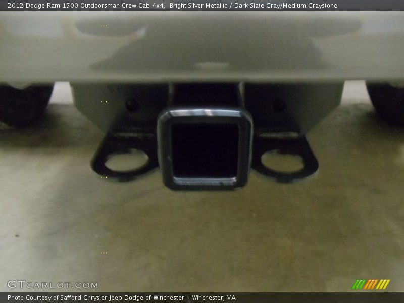 Bright Silver Metallic / Dark Slate Gray/Medium Graystone 2012 Dodge Ram 1500 Outdoorsman Crew Cab 4x4