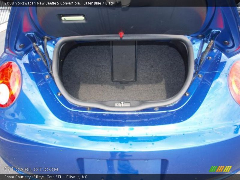 Laser Blue / Black 2008 Volkswagen New Beetle S Convertible