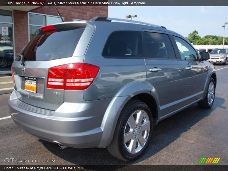 Silver Steel Metallic / Dark Slate Gray/Light Graystone 2009 Dodge Journey R/T AWD