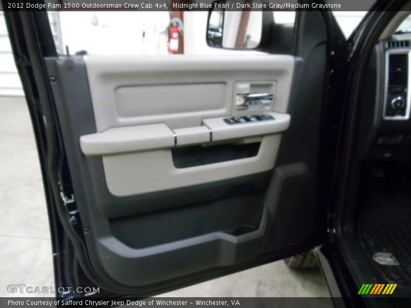 Midnight Blue Pearl / Dark Slate Gray/Medium Graystone 2012 Dodge Ram 1500 Outdoorsman Crew Cab 4x4