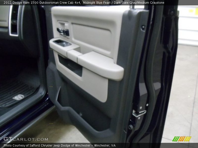 Midnight Blue Pearl / Dark Slate Gray/Medium Graystone 2012 Dodge Ram 1500 Outdoorsman Crew Cab 4x4