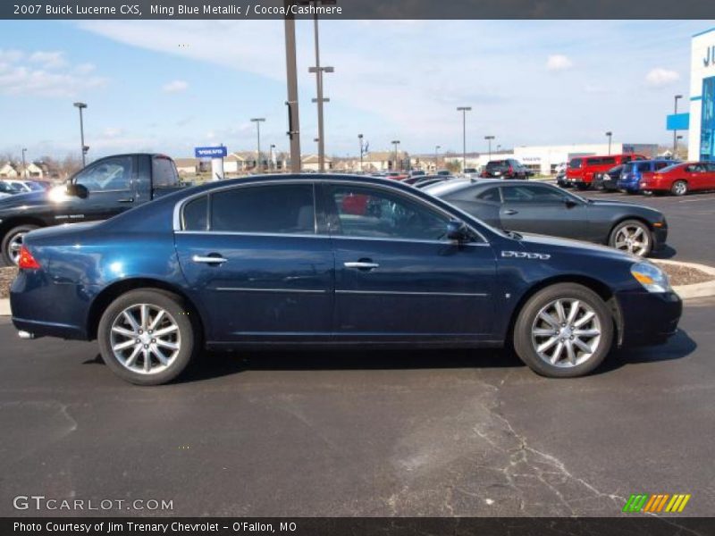 Ming Blue Metallic / Cocoa/Cashmere 2007 Buick Lucerne CXS