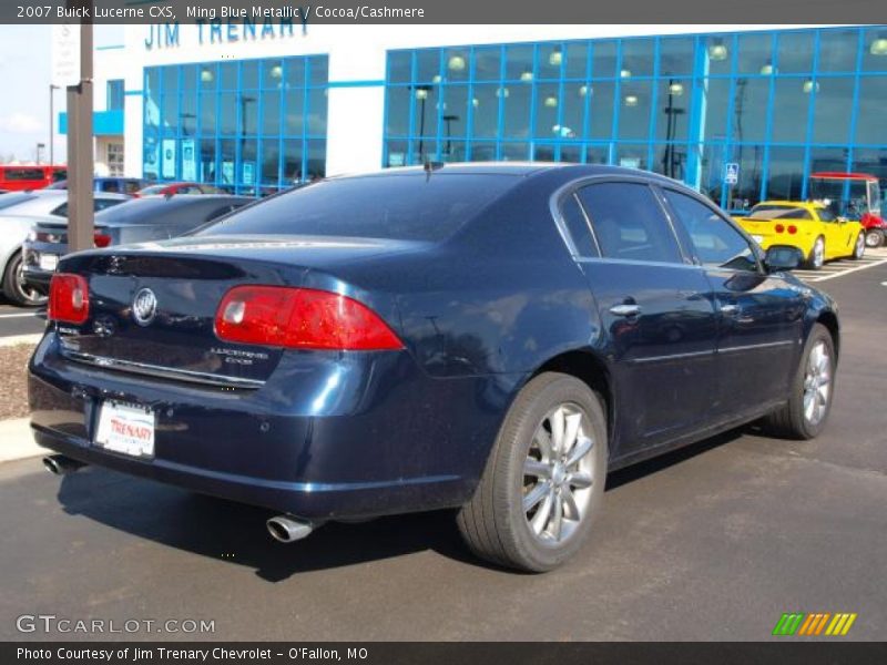 Ming Blue Metallic / Cocoa/Cashmere 2007 Buick Lucerne CXS