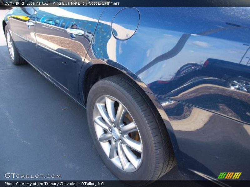 Ming Blue Metallic / Cocoa/Cashmere 2007 Buick Lucerne CXS