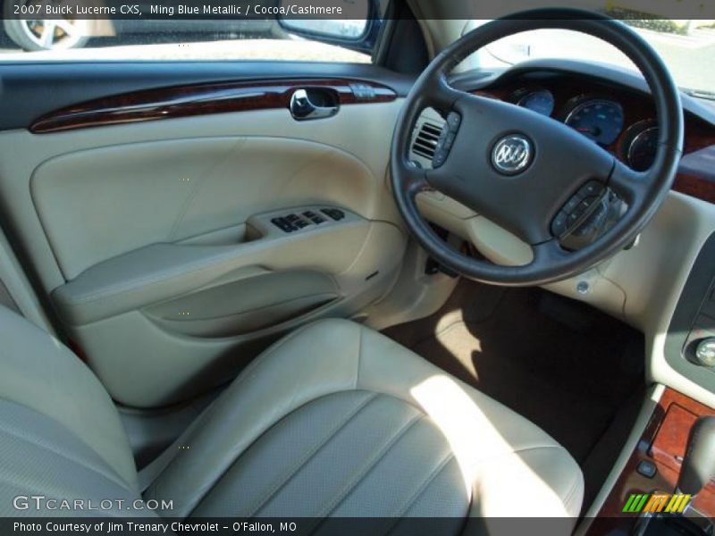 Ming Blue Metallic / Cocoa/Cashmere 2007 Buick Lucerne CXS