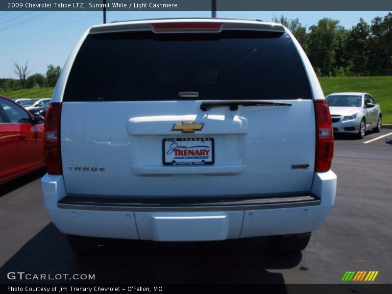 Summit White / Light Cashmere 2009 Chevrolet Tahoe LTZ