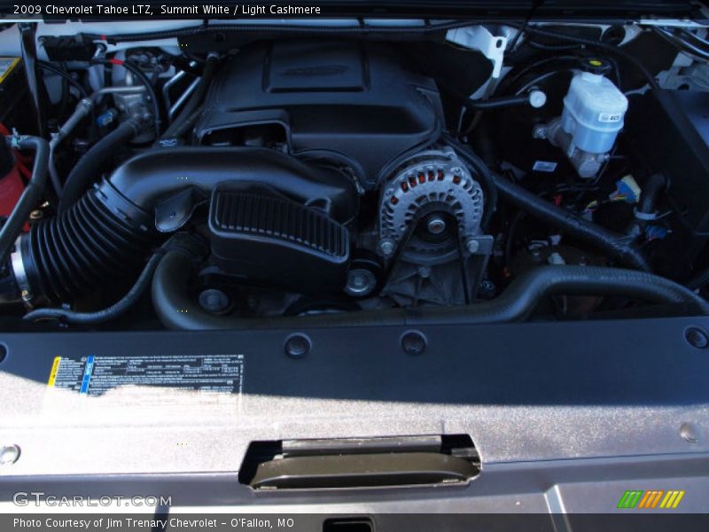 Summit White / Light Cashmere 2009 Chevrolet Tahoe LTZ