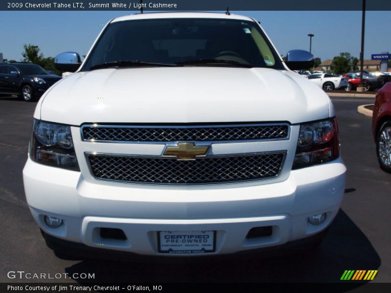 Summit White / Light Cashmere 2009 Chevrolet Tahoe LTZ