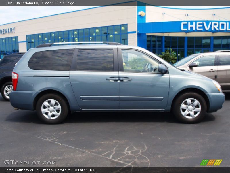 Glacier Blue / Beige 2009 Kia Sedona LX