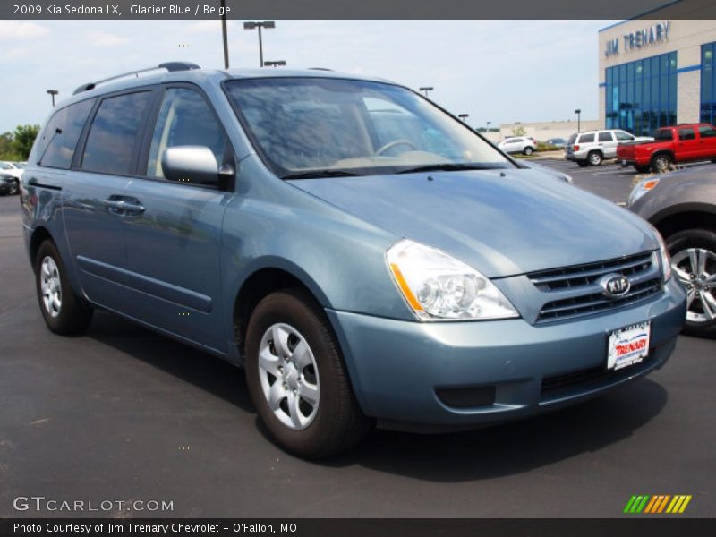 Glacier Blue / Beige 2009 Kia Sedona LX