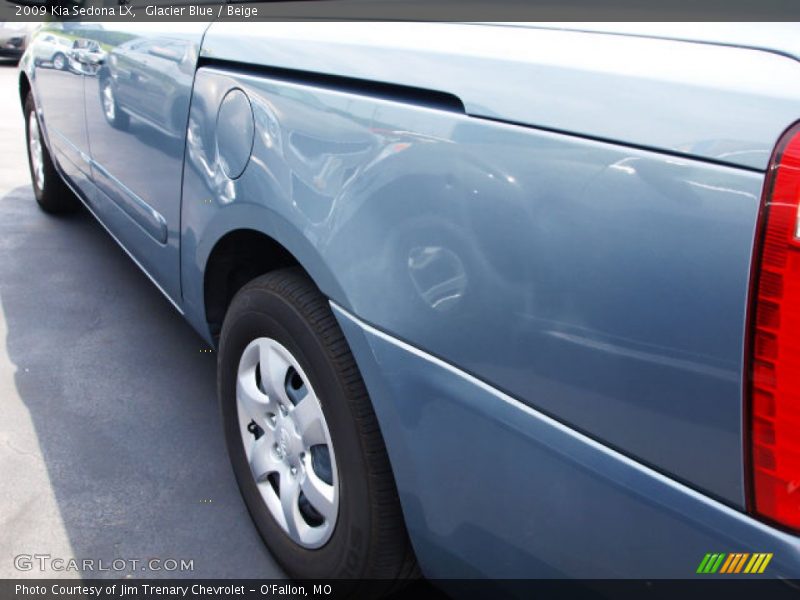 Glacier Blue / Beige 2009 Kia Sedona LX