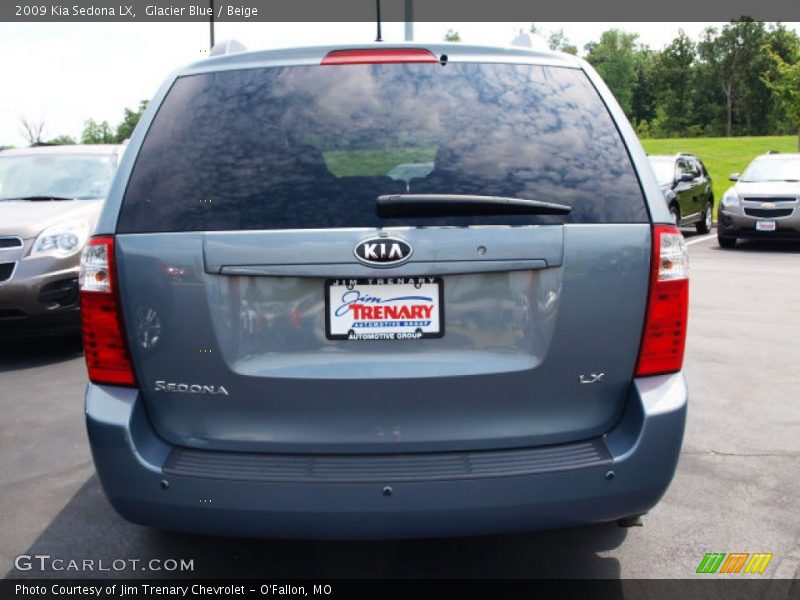 Glacier Blue / Beige 2009 Kia Sedona LX