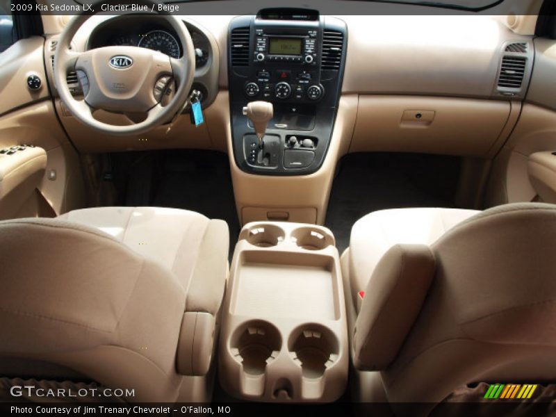 Glacier Blue / Beige 2009 Kia Sedona LX