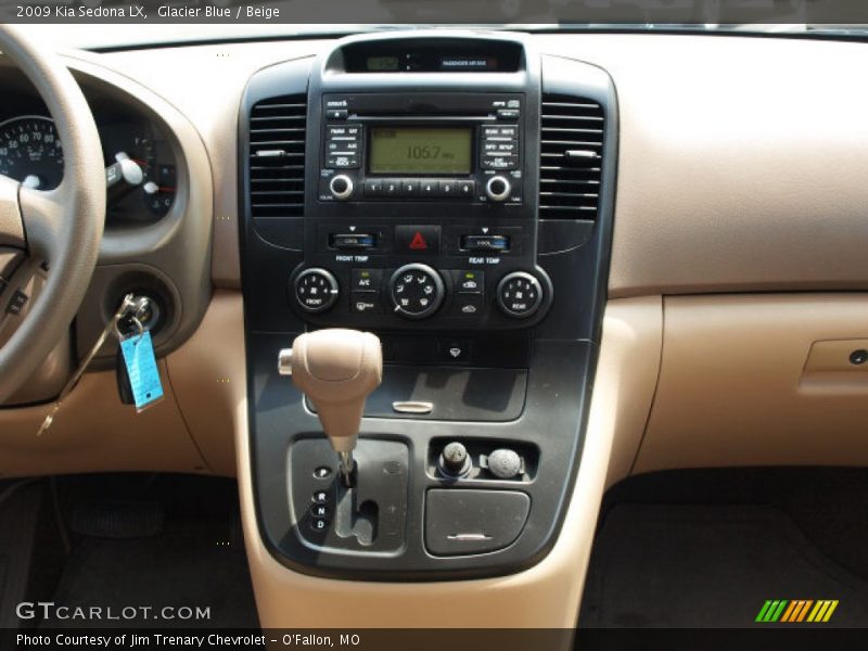 Glacier Blue / Beige 2009 Kia Sedona LX