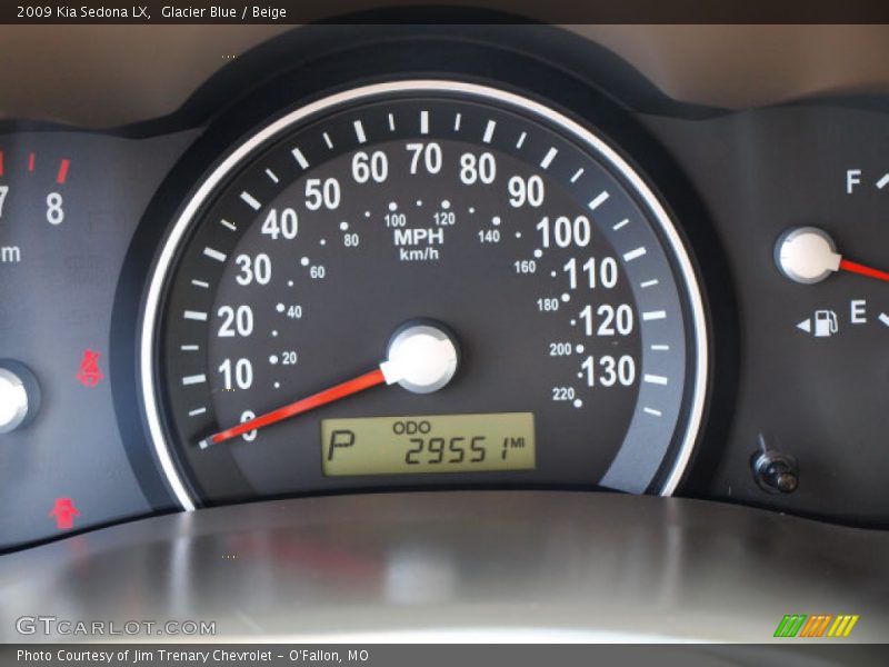 Glacier Blue / Beige 2009 Kia Sedona LX