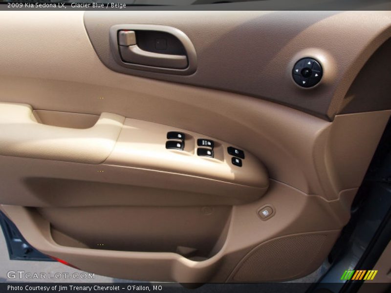 Glacier Blue / Beige 2009 Kia Sedona LX