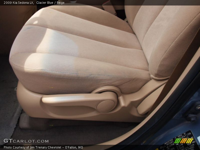 Glacier Blue / Beige 2009 Kia Sedona LX