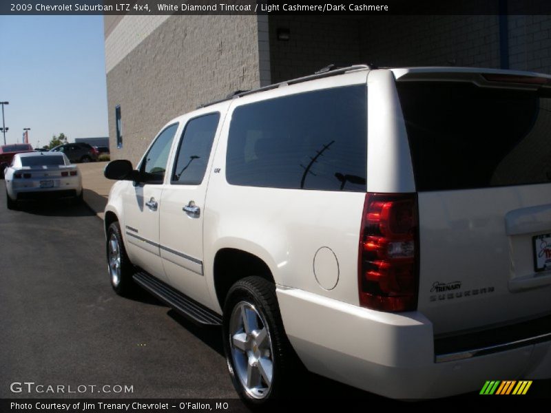 White Diamond Tintcoat / Light Cashmere/Dark Cashmere 2009 Chevrolet Suburban LTZ 4x4