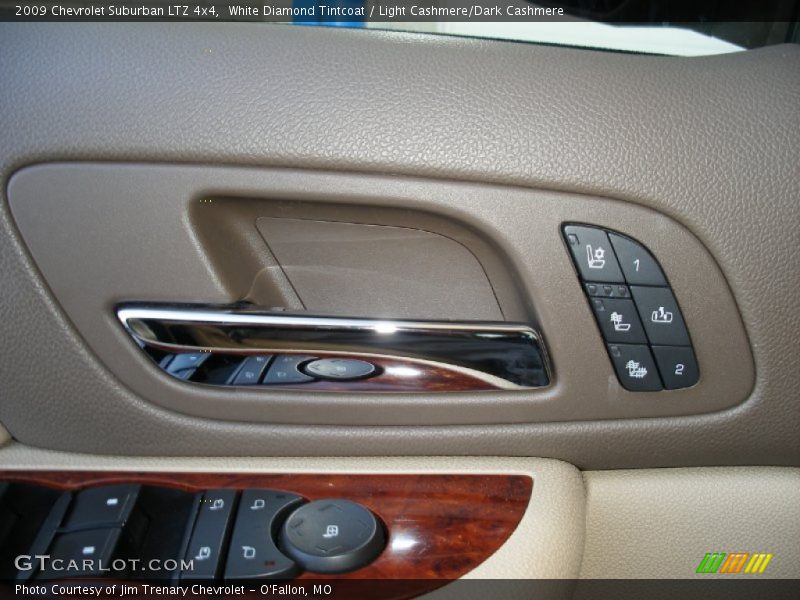 White Diamond Tintcoat / Light Cashmere/Dark Cashmere 2009 Chevrolet Suburban LTZ 4x4
