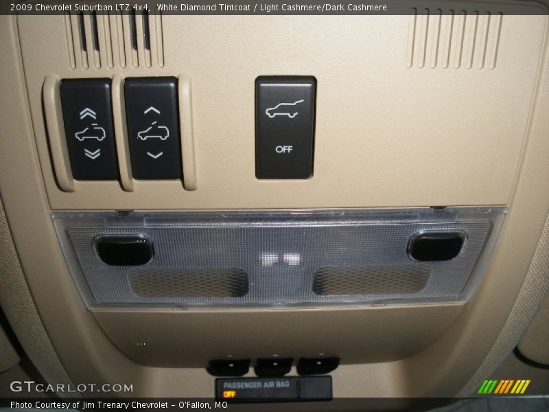 White Diamond Tintcoat / Light Cashmere/Dark Cashmere 2009 Chevrolet Suburban LTZ 4x4